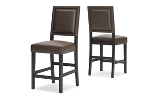 D466-224 Benmara UPHOLSTERED BARSTOOL (2/CN)