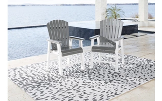 ARM CHAIR (2/CN) Transville Gray/WhiteP210-601A ASHLEY FURNITURE