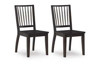 DINING ROOM SIDE CHAIR (2/CN) Charterton Two-toneD753-01 ASHLEY
