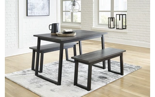 RECT DRM TABLE SET (3/CN) Garvine D161-125 ASHLEY