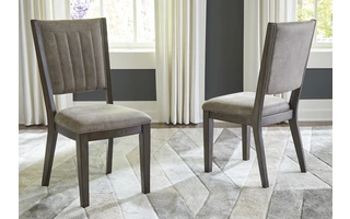 DINING UPH SIDE CHAIR (2/CN) Wittland Dark BrownD374-01 ASHLEY