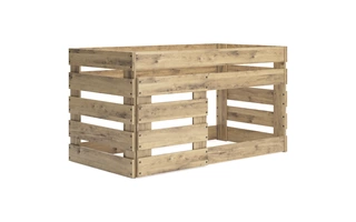 TWIN LOFT SIDE RAILS Larstin Tan BrownEB2712-68R ASHLEY