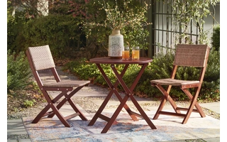 CHAIRS W/TABLE SET (3/CN) Safari Peak Brown/GrayP201-049 ASHLEY FURNITURE