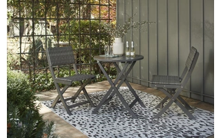 CHAIRS W/TABLE SET (3/CN) Safari Peak Brown/GrayP201-050 ASHLEY FURNITURE