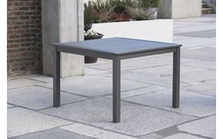 SQUARE DINING TABLE W/UMB OPT Eden Town Square Dining Table w/UMB OPTP358-615 ASHLEY FURNITURE
