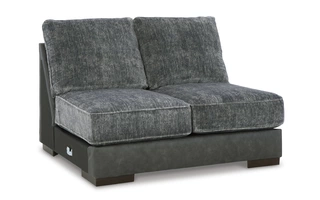 ARMLESS LOVESEAT Larkstone Pewter1740234 ASHLEY