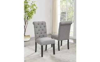 DINING UPH SIDE CHAIR (2/CN) Broshound D691-01 ASHLEY