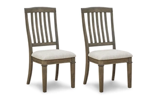 DINING UPH SIDE CHAIR (2/CN) Markenburg BrownD770-01 ASHLEY