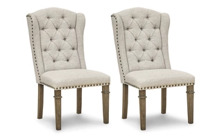 DINING UPH SIDE CHAIR (2/CN) Markenburg BrownD770-02 ASHLEY