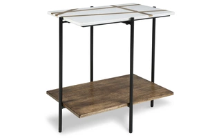 ACCENT TABLE Braxmore White/Light BrownA4000525 ASHLEY