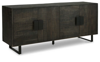 ACCENT CABINET Kevmart Grayish Brown/BlackA4000533 ASHLEY