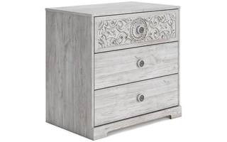 THREE DRAWER CHEST Paxberry WhitewashEA1811-243 ASHLEY