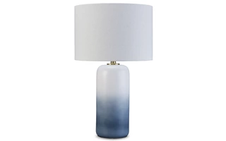 L123874 Lemrich CERAMIC TABLE LAMP (1/CN)