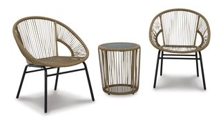 CHAIRS W/TABLE SET (3/CN) Mandarin Cape MultiP312-047 ASHLEY FURNITURE