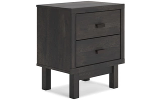 TWO DRAWER NIGHT STAND Toretto CharcoalB1388-92 ASHLEY
