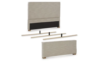 QUEEN UPH HDBD/FTBD/SLATS Dakmore BrownB783-81 ASHLEY