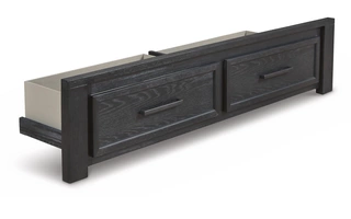 K/CK STORAGE FOOTBOARD Foyland Black/BrownB989-56S ASHLEY