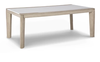RECTANGULAR DINING ROOM TABLE Wendora Bisque/WhiteD950-25 ASHLEY