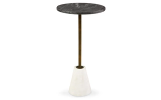 ACCENT TABLE Caramont Black/White/Gold FinishA4000540 ASHLEY