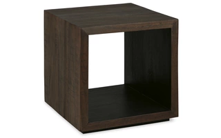 SQUARE END TABLE Hensington Brown/BlackA4000555 ASHLEY