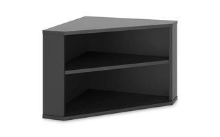 HOME OFFICE CORNER BOOKCASE Otaska BlackH206-22H ASHLEY