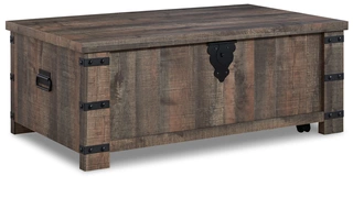 LIFT TOP COFFEE TABLE Hollum Rustic BrownT466-9 ASHLEY