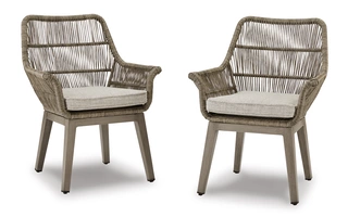 ARM CHAIR WITH CUSHION (2/CN) Beach Front BeigeP399-601A ASHLEY FURNITURE