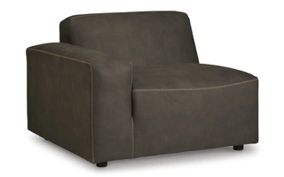 LAF CORNER CHAIR Allena Gunmetal2130164 ASHLEY