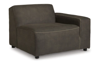 RAF CORNER CHAIR Allena Gunmetal2130165 ASHLEY