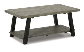 rectangular coffee table brennegan gray/blackT323-1 ashley