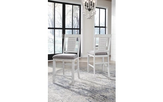UPHOLSTERED BARSTOOL (2/CN) Teganville D755-124 ASHLEY