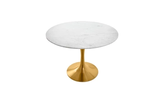 KYROS DINING TABLE MATTE GOLD BASE 102649 102649 XCELLA