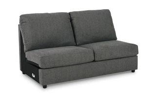 ARMLESS LOVESEAT Edenfield Charcoal2900334 ASHLEY