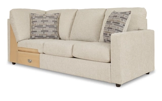 RAF SOFA W/CORNER WEDGE Edenfield Linen2900449 ASHLEY