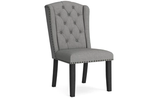 DINING UPH SIDE CHAIR (2/CN) Jeanette BlackD702-02 ASHLEY