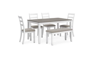 D382-325 Stonehollow RECT DRM TABLE SET (6/CN)