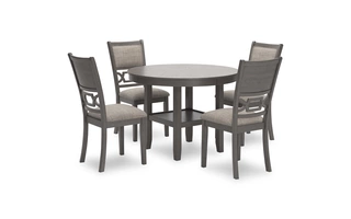 DINING ROOM TABLE SET (5/CN) Wrenning GrayD425-225 ASHLEY