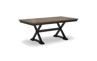 RECT DINING ROOM EXT TABLE Wildenauer Brown/BlackD634-35 ASHLEY