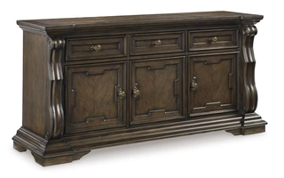 DINING ROOM BUFFET Maylee Dark BrownD947-80 ASHLEY