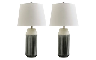 L177984 Afener CERAMIC TABLE LAMP (2/CN)