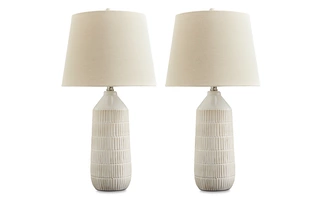 L177994 Willport CERAMIC TABLE LAMP (2/CN)