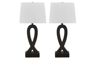 L243344 Markellton POLY TABLE LAMP (2/CN)