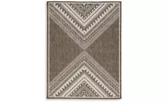 LARGE RUG Dunsler Brown/CreamR900011 ASHLEY FURNITURE