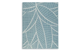LARGE RUG Hulsia Ivory/AquaR900121 ASHLEY