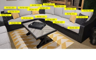 PILLOW Beachcroft GrayPA792-011 ASHLEY FURNITURE