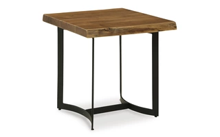 RECTANGULAR END TABLE Fortmaine Brown/BlackT872-3 ASHLEY