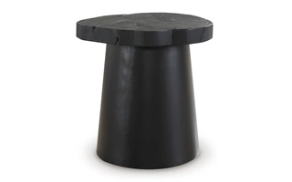 ROUND END TABLE Wimbell BlackT970-6 ASHLEY