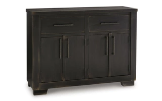 DINING ROOM BUFFET Galliden Black/BrownD841-80 ASHLEY