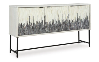 ACCENT CABINET Freyton White/GrayA4000582 ASHLEY