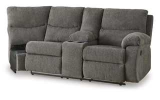 RAF REC LOVESEAT W/CONSOLE Museum Pewter8180749C ASHLEY